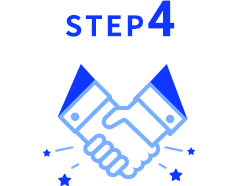 受付システムの4ステップ  STEP4