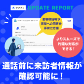 インターホン通話前に来訪者情報が確認可能に｜受付システム【ラクネコ】のお知らせ